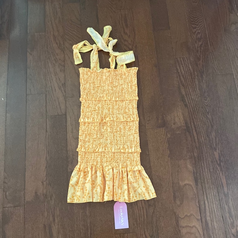 Look Sky Rouched Dress